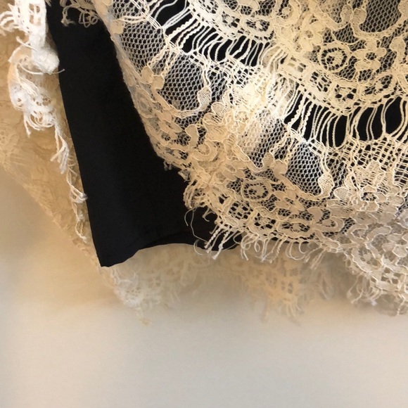 ASTR Lace sleeveless shift size M blk/cream - Picture 4 of 7